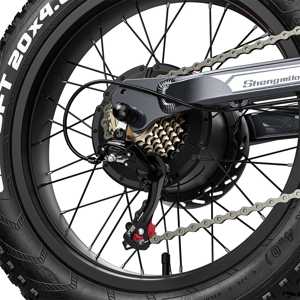 Shengmilo S900 250W 20" Electric Motorcycle 1800Wh All-Terrain Electric Bike 60V 30Ah Battery
