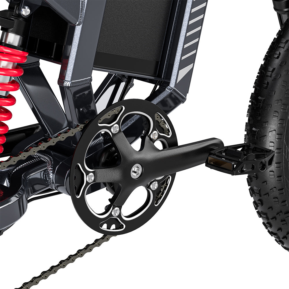 Shengmilo S900 250W 20" Electric Motorcycle 1800Wh All-Terrain Electric Bike 60V 30Ah Battery