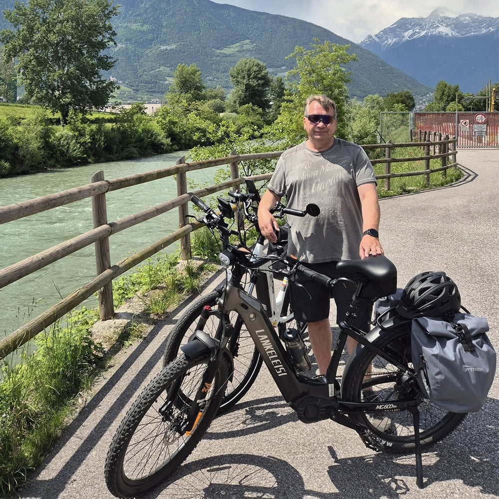 Lankeleisi MG600 Lite 250W 27.5" Electric Trekking Bike 720Wh SUV E-bike with Torque Sensor 36V 20Ah Battery