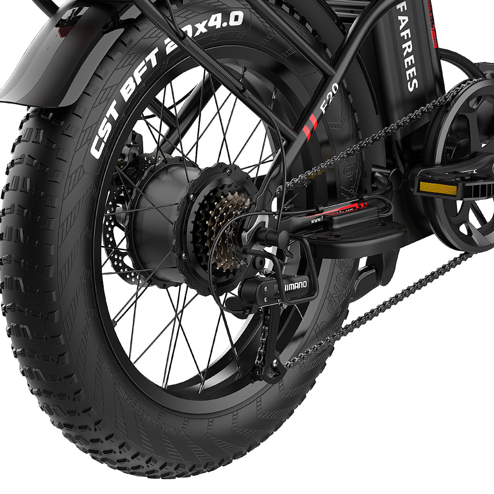 Fafrees F20 MAX 500W 20" Fat Bike Folding Electric Bike 1080Wh Samsung Battery