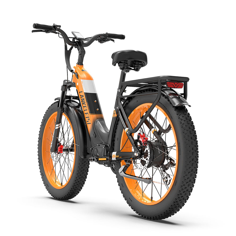 Lankeleisi MG600 Plus 1000W 26" Fat Bike 960Wh All Terrain SUV E-Bike with Torque Sensor 48V 20Ah Battery