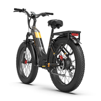 Lankeleisi MG600 Plus 1000W 26" Fat Bike 960Wh All Terrain SUV E-Bike with Torque Sensor 48V 20Ah Battery