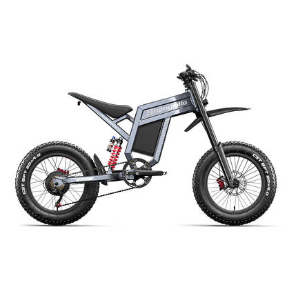 Shengmilo S900 250W 20" Electric Motorcycle 1800Wh All-Terrain Electric Bike 60V 30Ah Battery