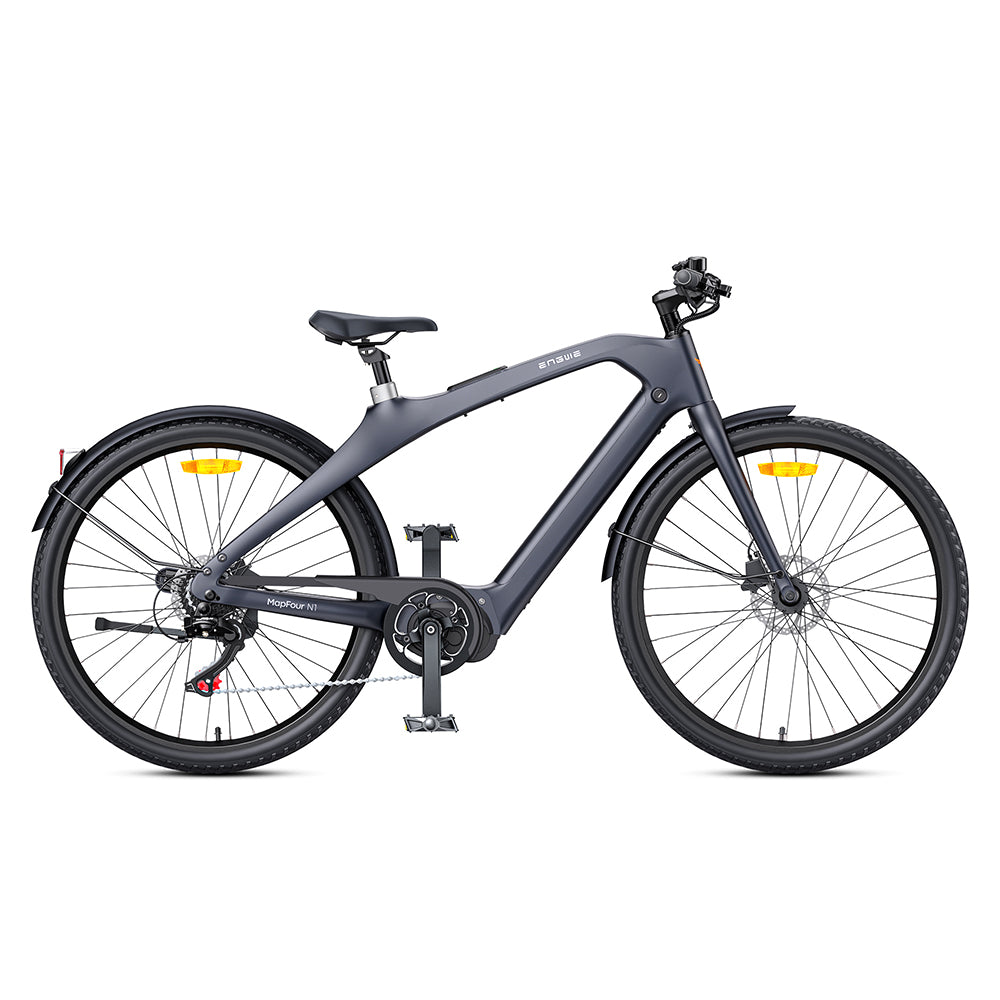 Engwe MapFour N1 PRO 250W Mid-drive Motor 700*42C Carbon Fiber City E-bike 360Wh City Electric Bike Support App [Pre-order]