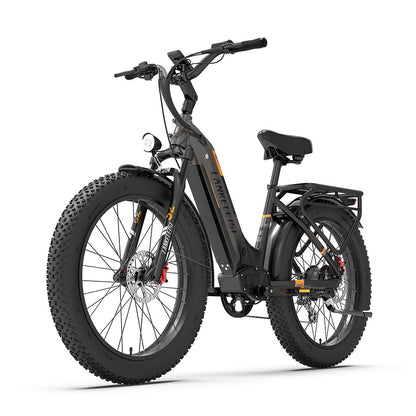 Lankeleisi MG600 Plus 1000W 26" Fat Bike 960Wh All Terrain SUV E-Bike with Torque Sensor 48V 20Ah Battery