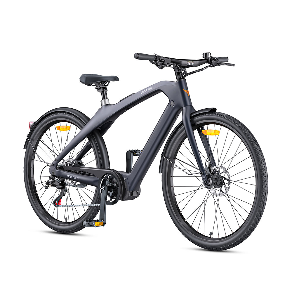 Engwe MapFour N1 PRO 250W Mid-drive Motor 700*42C Carbon Fiber City E-bike 360Wh City Electric Bike Support App [Pre-order]