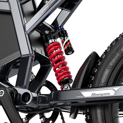Shengmilo S900 250W 20" Electric Motorcycle 1800Wh All-Terrain Electric Bike 60V 30Ah Battery