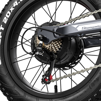 Shengmilo S900 250W 20" Electric Motorcycle 1800Wh All-Terrain Electric Bike 60V 30Ah Battery