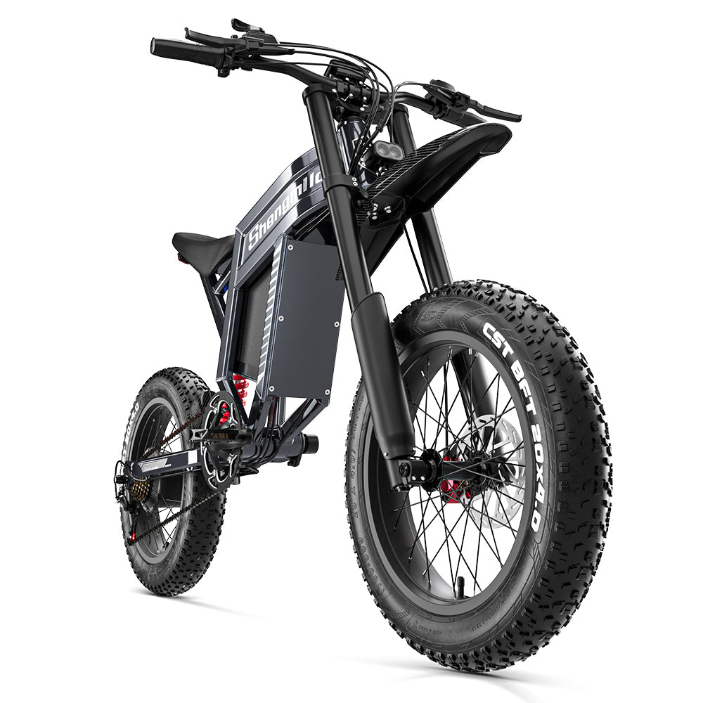 Shengmilo S900 250W 20" Electric Motorcycle 1800Wh All-Terrain Electric Bike 60V 30Ah Battery