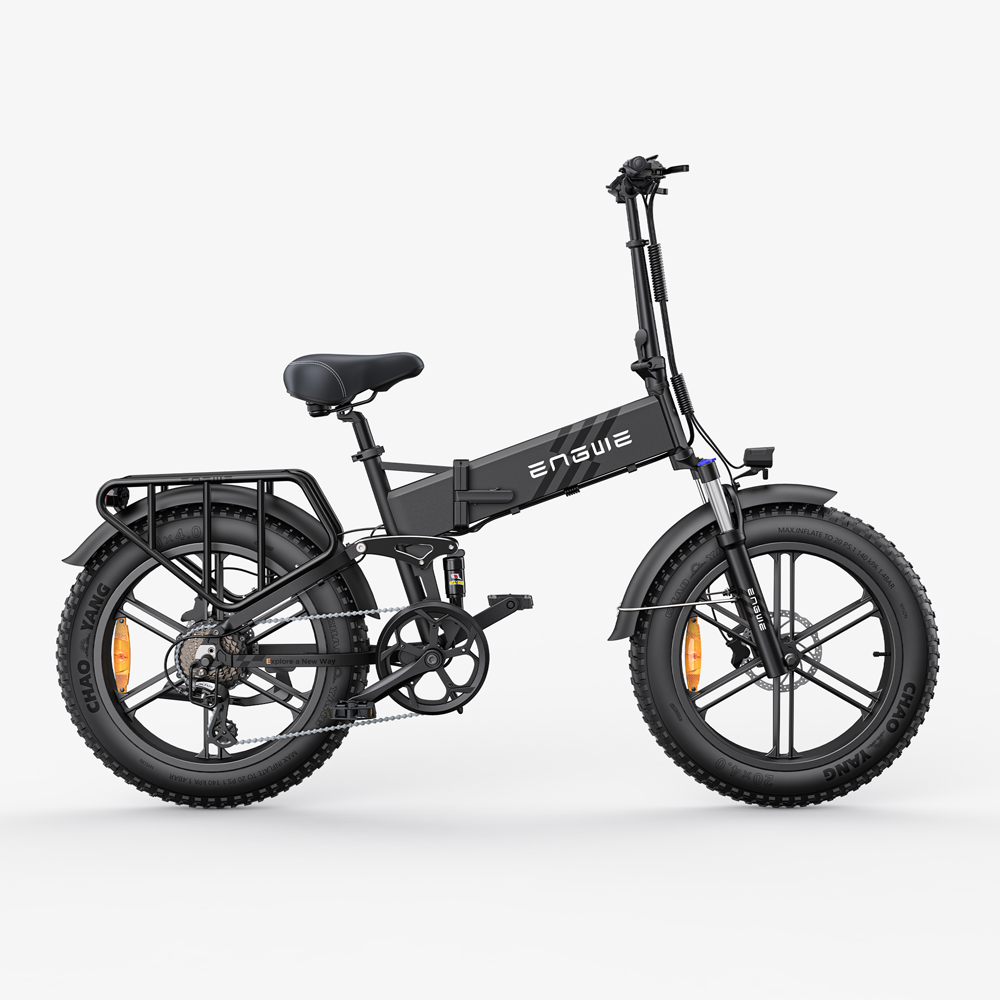 Engwe Engine Pro 2.0 750W 20" Fat Bike Foldable E-Mountain Bike with Torque Sensor 52V 16Ah Battery