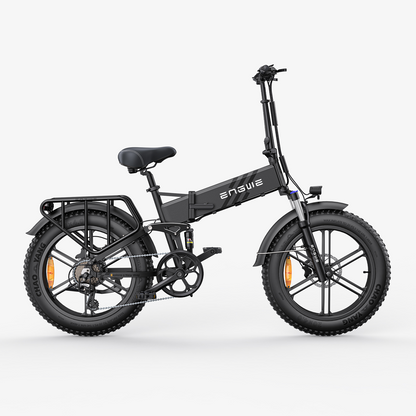 Engwe Engine Pro 2.0 750W 20" Fat Bike Foldable E-Mountain Bike with Torque Sensor 52V 16Ah Battery