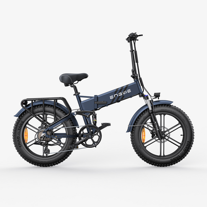 Engwe Engine Pro 2.0 750W 20" Fat Bike Foldable E-Mountain Bike with Torque Sensor 52V 16Ah Battery