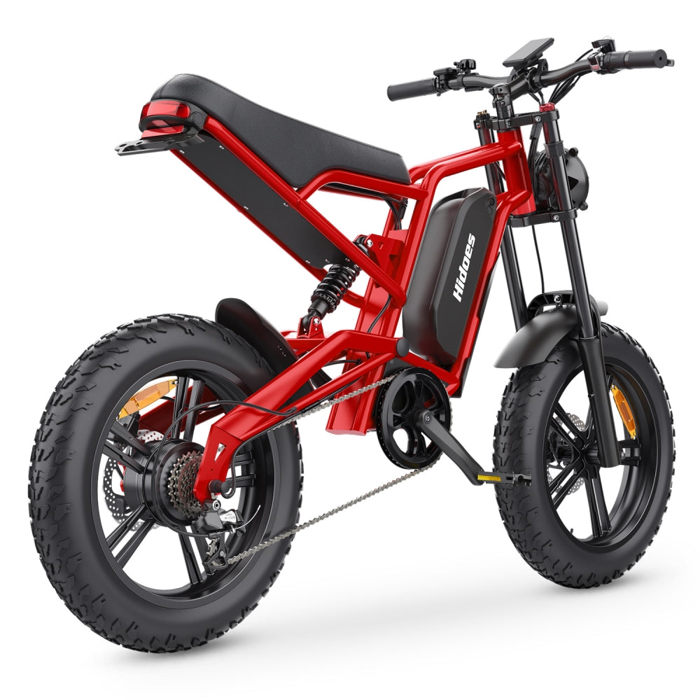 Hidoes B6 1200W 20" Fat Bike Electric Bike 48V 15Ah Battery