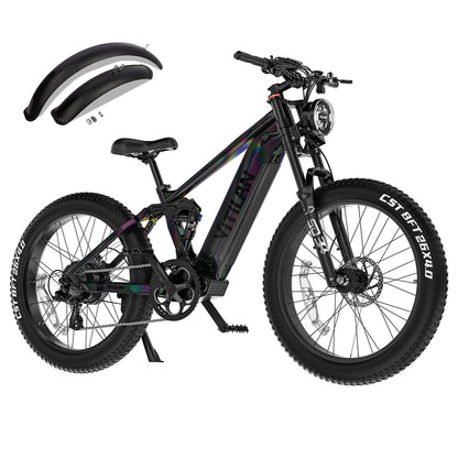 VITILAN T7 PRO 1000W 26" E-Mountain Bike 1040Wh Full Suspension EMTB 52V 20Ah Battery