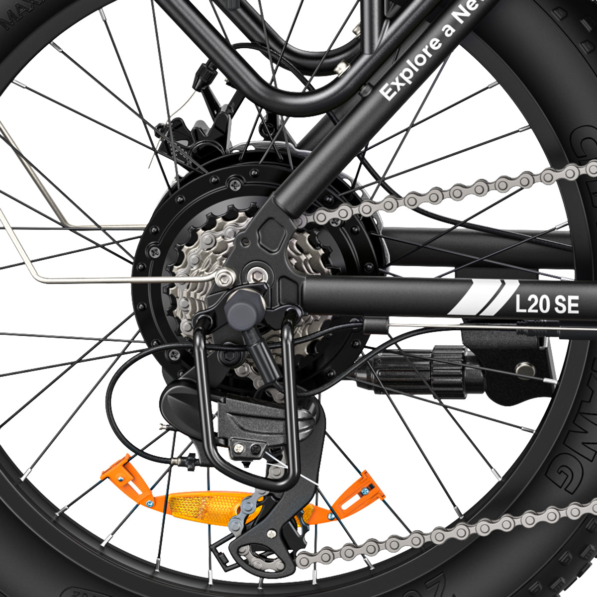 Engwe L20 SE 250W 20" Foldable Electric Trekking Bike 561Wh Step-through E-bike