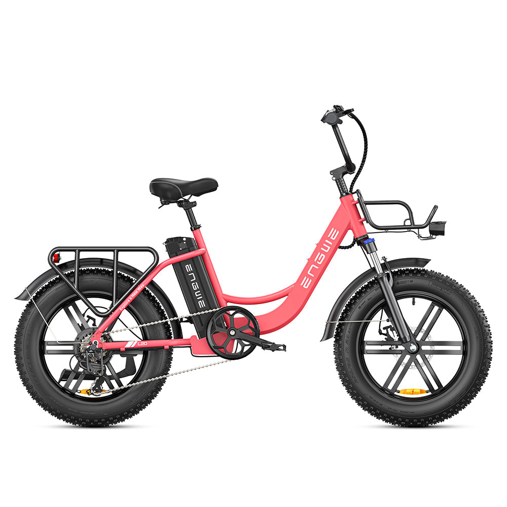 Engwe L20 250W 20" Step-through Electric Bike 13Ah Fat E-Bike