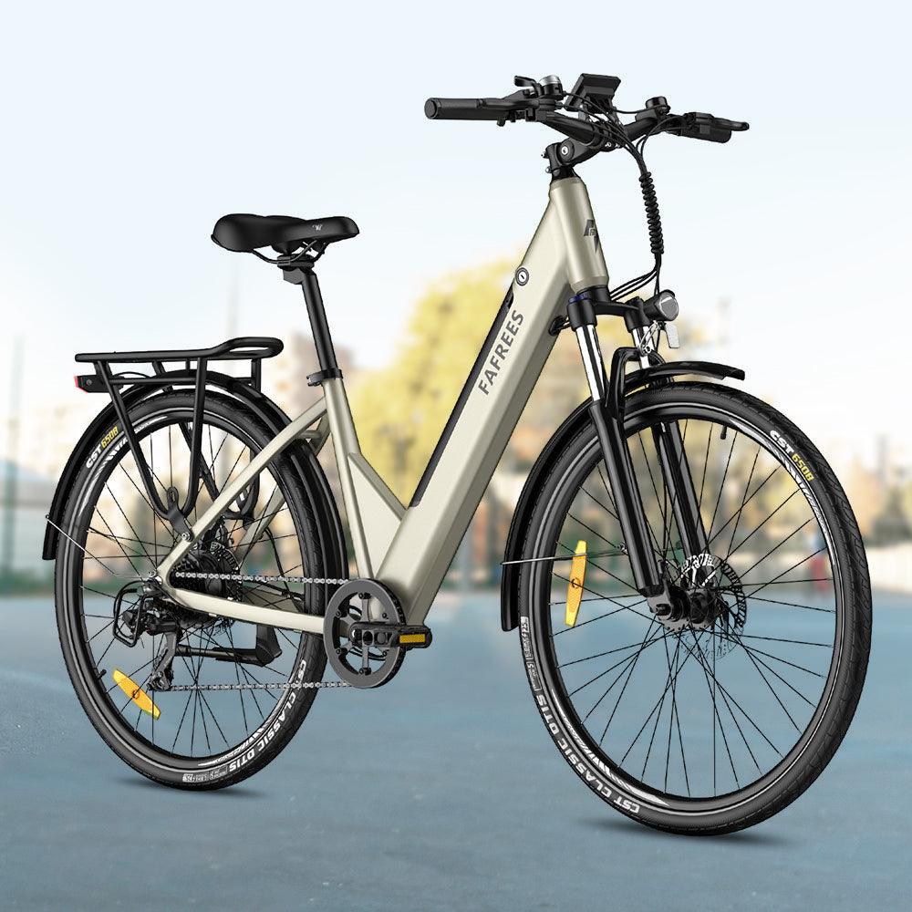 e bike damen 48 cm Fafrees F28 Pro 250W 27.5" Electric Trekking Bike City E-bike 14.5Ah S – Buybestgear GB