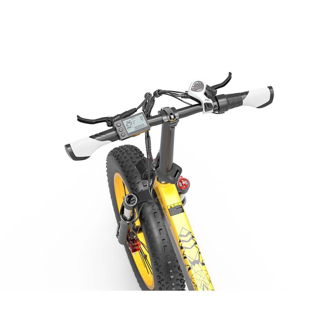 Bezior XF200 1000W 20" Fat Bike Foldable E Mountain Bike EMTB 15Ah E-Bike - Buybestgear