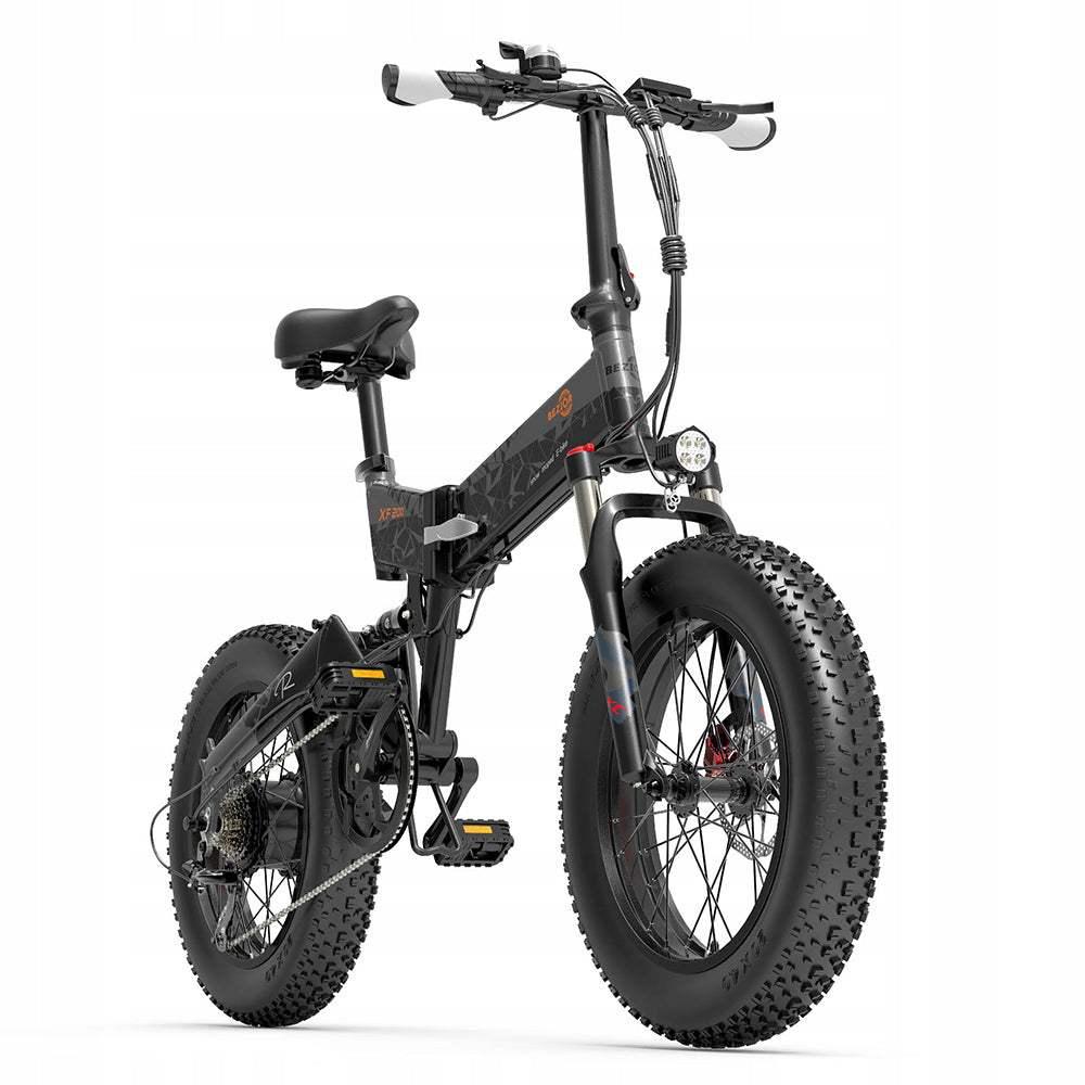 Bezior XF200 1000W 20" Fat Bike Foldable E Mountain Bike EMTB 15Ah E-Bike - Buybestgear