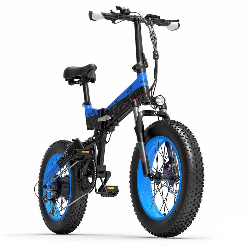 Bezior XF200 1000W 20" Fat Bike Foldable E Mountain Bike EMTB 15Ah E-Bike - Buybestgear