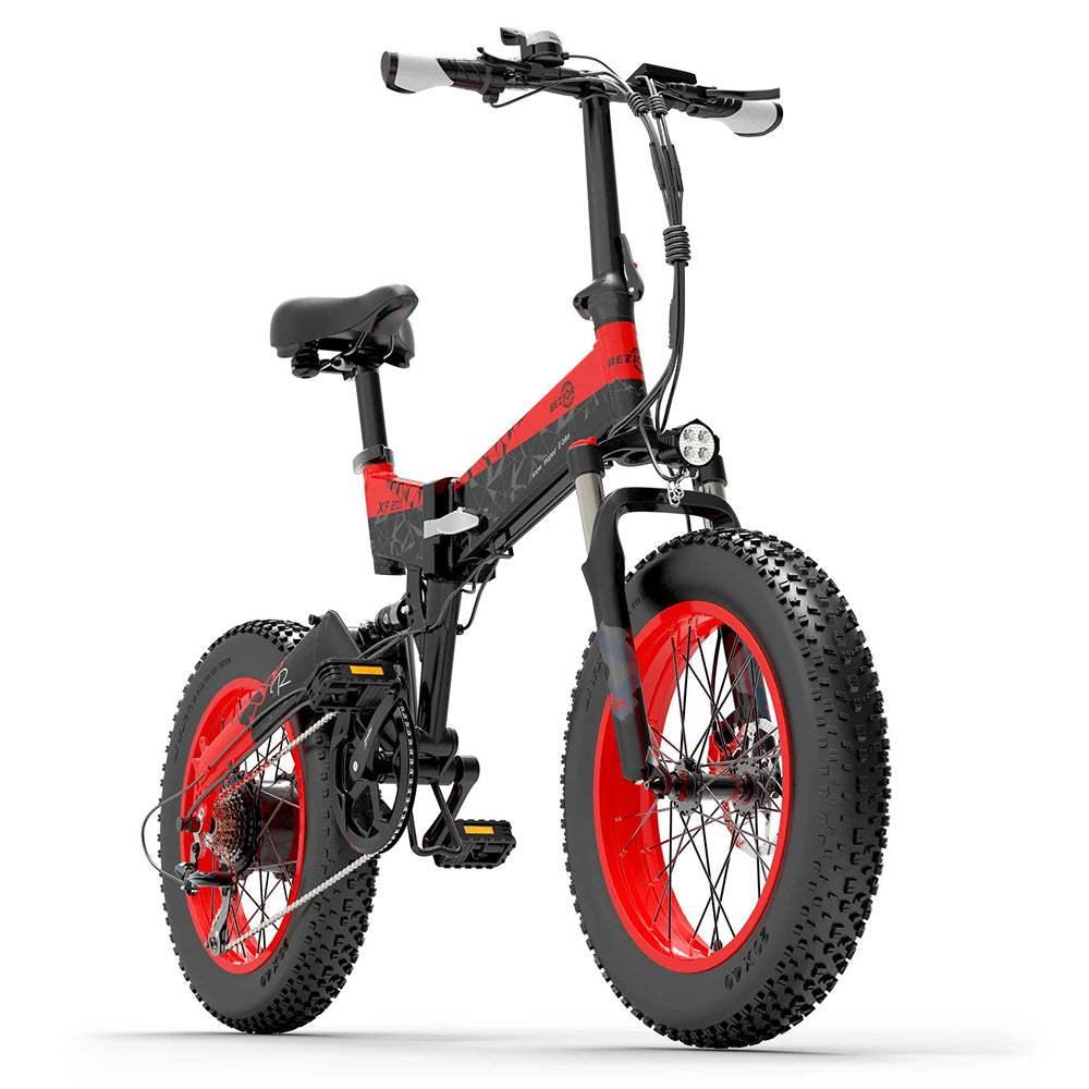 Bezior XF200 1000W 20" Fat Bike Foldable E Mountain Bike EMTB 15Ah E-Bike - Buybestgear