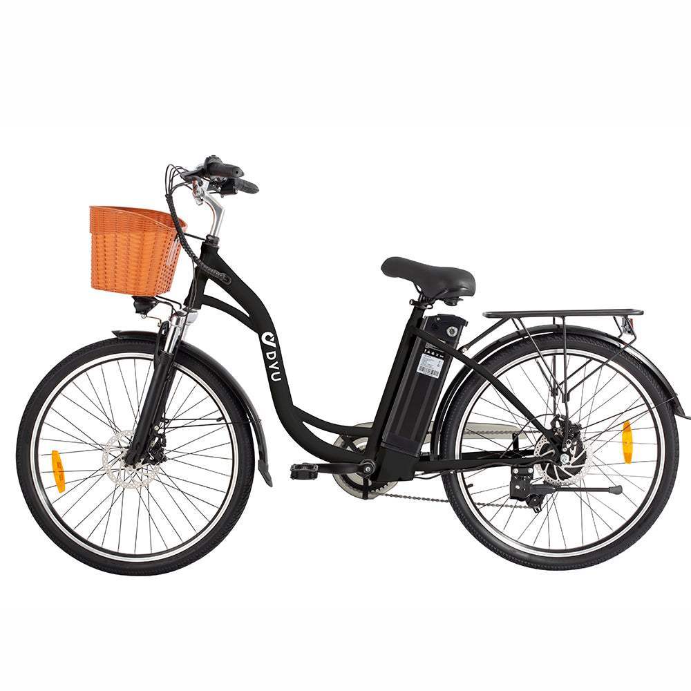 DYU C6 350W 26" Electric Trekking Bike City E-bike 12.5Ah 25km/h 65km - Buybestgear