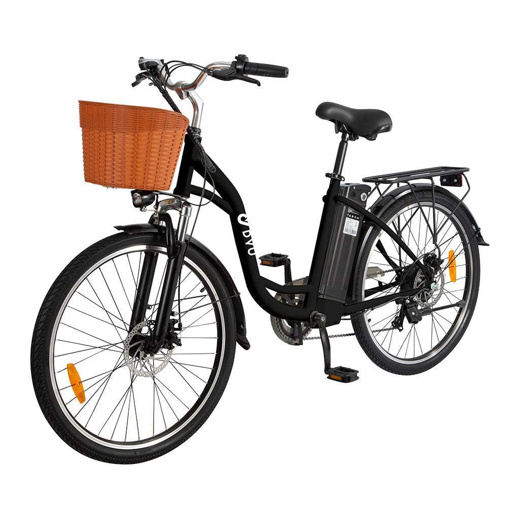 DYU C6 350W 26" Electric Trekking Bike City E-bike 12.5Ah 25km/h 65km - Buybestgear