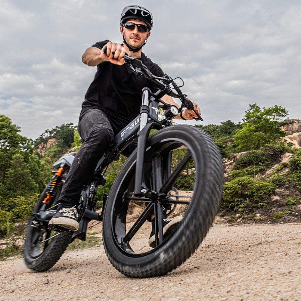 Engwe X26 1000W 26" Fat Bike Foldable E-Mountain Bike Dual Batteries 50km/h 150km - Buybestgear