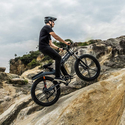 Engwe X26 1000W 26" Fat Bike Foldable E-Mountain Bike Dual Batteries 50km/h 150km - Buybestgear