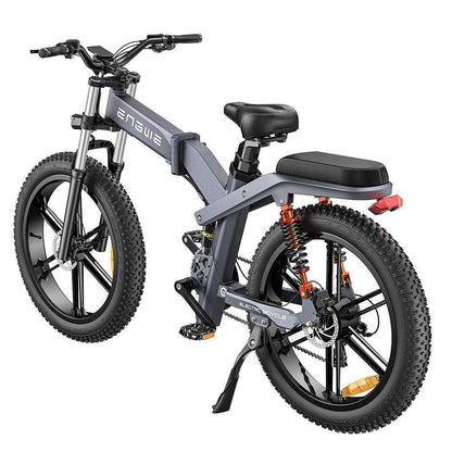 Engwe X26 1000W 26" Fat Bike Foldable E-Mountain Bike Dual Batteries 50km/h 150km - Buybestgear