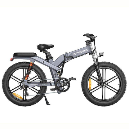 Engwe X26 1000W 26" Fat Bike Foldable E-Mountain Bike Dual Batteries 50km/h 150km - Buybestgear