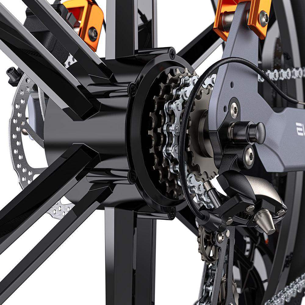 Engwe X26 1000W 26" Fat Bike Foldable E-Mountain Bike Dual Batteries 50km/h 150km - Buybestgear