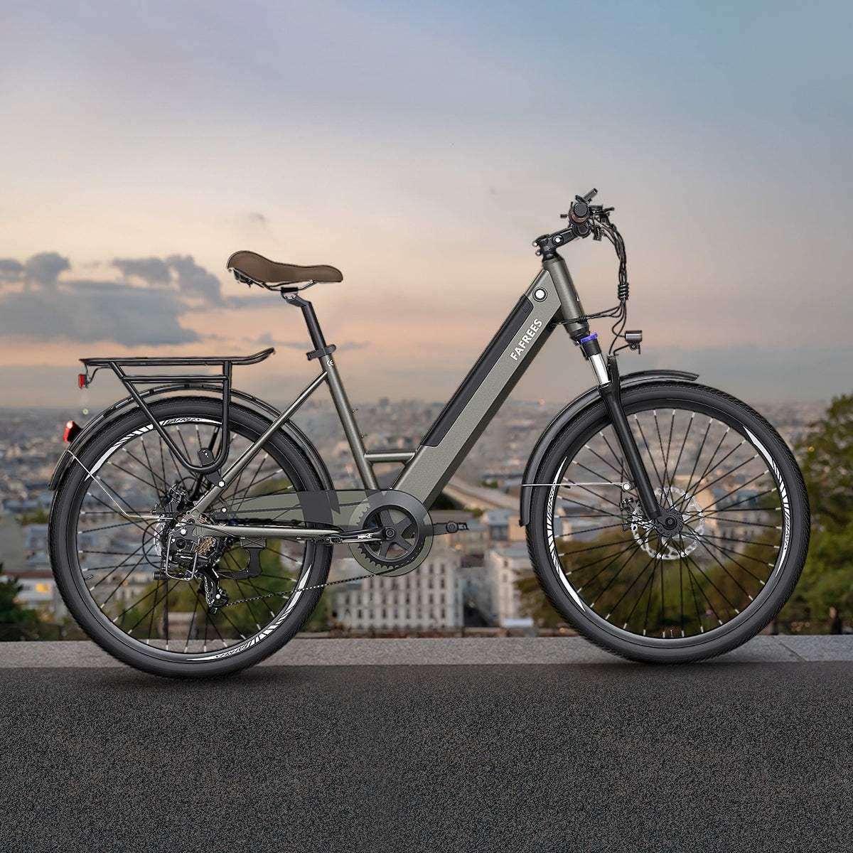 Fafrees F26 Pro 250W 26" Electric Trekking Bike City E-bike 10Ah Support APP - Buybestgear