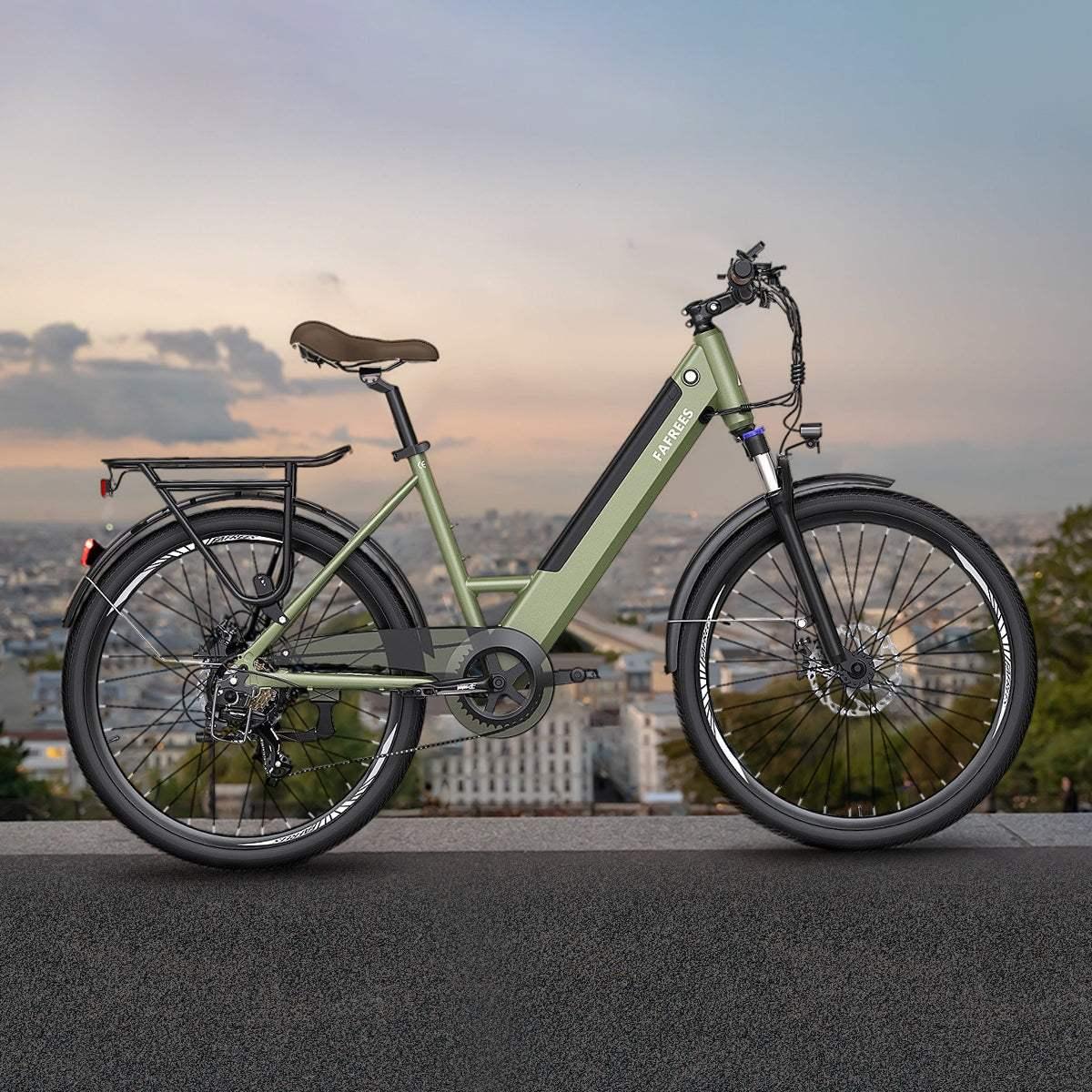 Fafrees F26 Pro 250W 26" Electric Trekking Bike City E-bike 10Ah Support APP - Buybestgear
