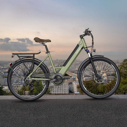 Fafrees F26 Pro 250W 26" Electric Trekking Bike City E-bike 10Ah Support APP - Buybestgear