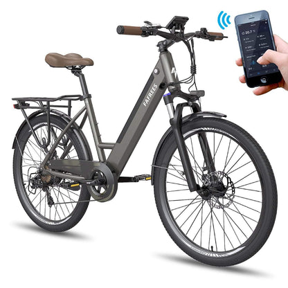 Fafrees F26 Pro 250W 26" Electric Trekking Bike City E-bike 10Ah Support APP - Buybestgear