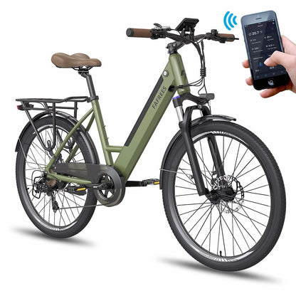 Fafrees F26 Pro 250W 26" Electric Trekking Bike City E-bike 10Ah Support APP - Buybestgear