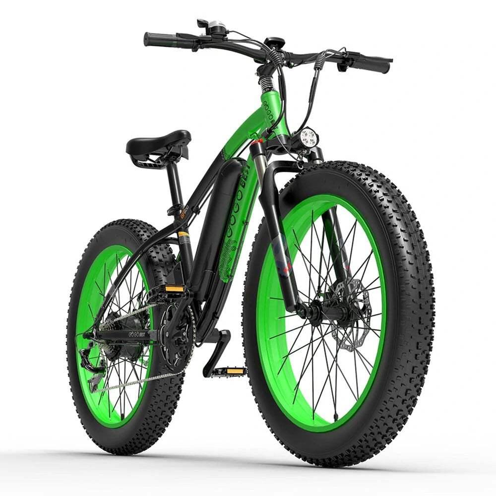 Gogobest GF600 1000W 26" Fat Bike E Mountain Bike EMTB 13Ah E-Bike - Buybestgear