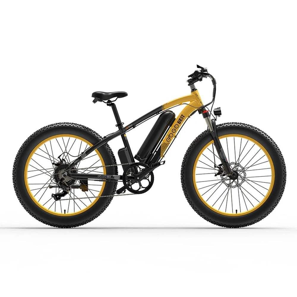 Gogobest GF600 1000W 26" Fat Bike E Mountain Bike EMTB 13Ah E-Bike - Buybestgear