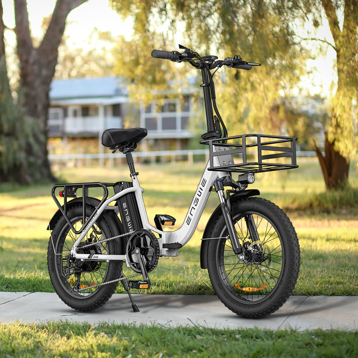 Engwe L20 SE 250W 20" Foldable Electric Trekking Bike 561Wh Step-through E-bike