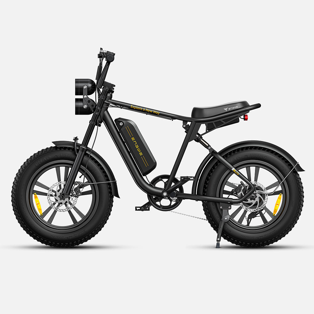 Engwe M20 750W 20" Fat Bike Full Suspension Electric Mountain Bike E-MTB