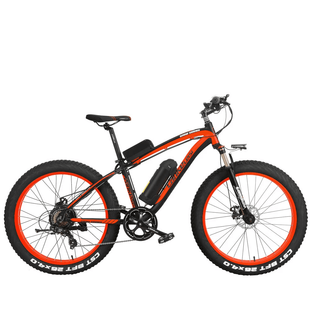 [UK Warehouse] LANKELEISI XF4000 1000W Fat Bike Electric Bike 16Ah 50km/h 100km - Buybestgear