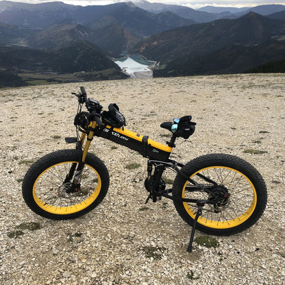 Lankeleisi XT750 Plus 1000W 26" Fat Bike Dual Crown Fork Foldable 17.5Ah E Moutain Bike EMTB